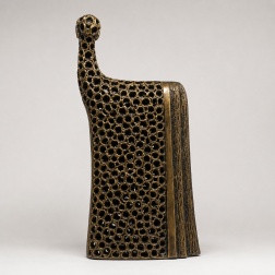 Scultura in ceramica Etro black gold - Adriani & Rossi