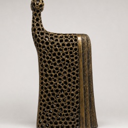 Scultura in ceramica Etro black gold - Adriani & Rossi