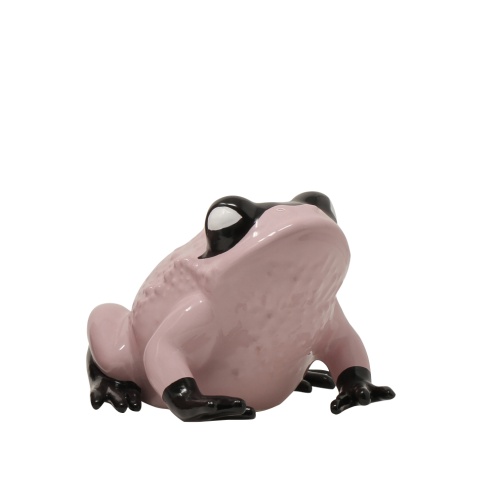 Scultura in ceramica Super Queen rosa - Adriani & Rossi