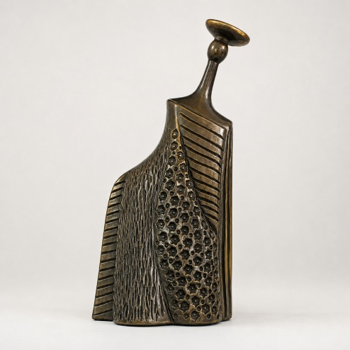 Scultura in ceramica Carmen black gold - Adriani & Rossi