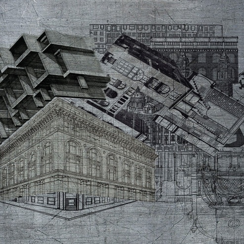 Carta da parati Building 1 - Adriani & Rossi