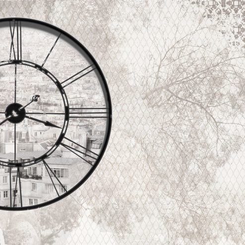 Carta da parati Clock 1 - Adriani & Rossi