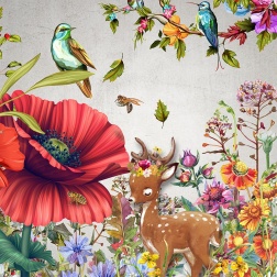 Carta da parati Bamby - Adriani & Rossi