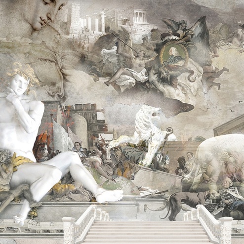 Carta da parati Affresco 1 - Adriani & Rossi
