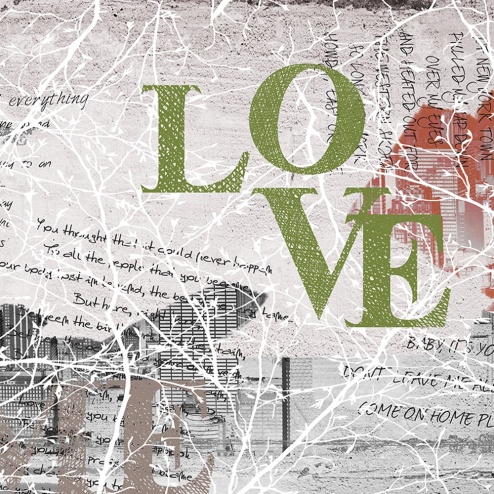 Carta da parati Love 2 - Adriani & Rossi