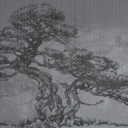 Carta da parati Bonsai - Adriani & Rossi