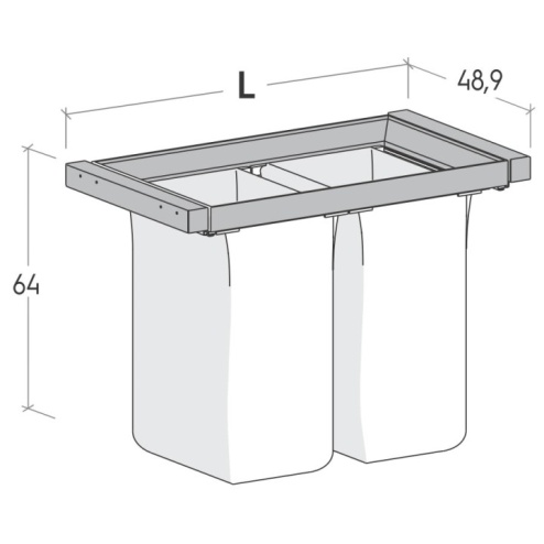 Sacche grandi estraibili Cinquanta3