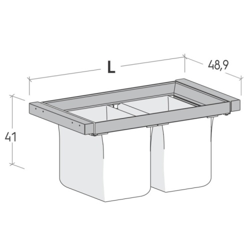 Sacche piccole estraibili Cinquanta3