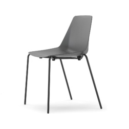 Sedia Joy struttura metallo impilabile FGF Mobili