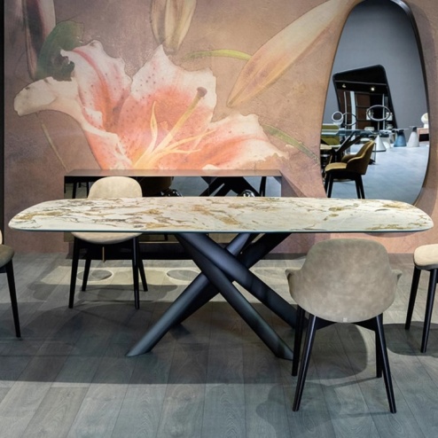 Tavolo Fisso Style Glass Tonin Casa