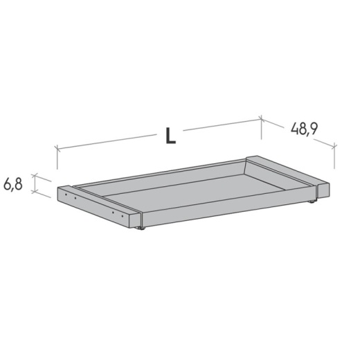 Vassoio estraibile Cinquanta3